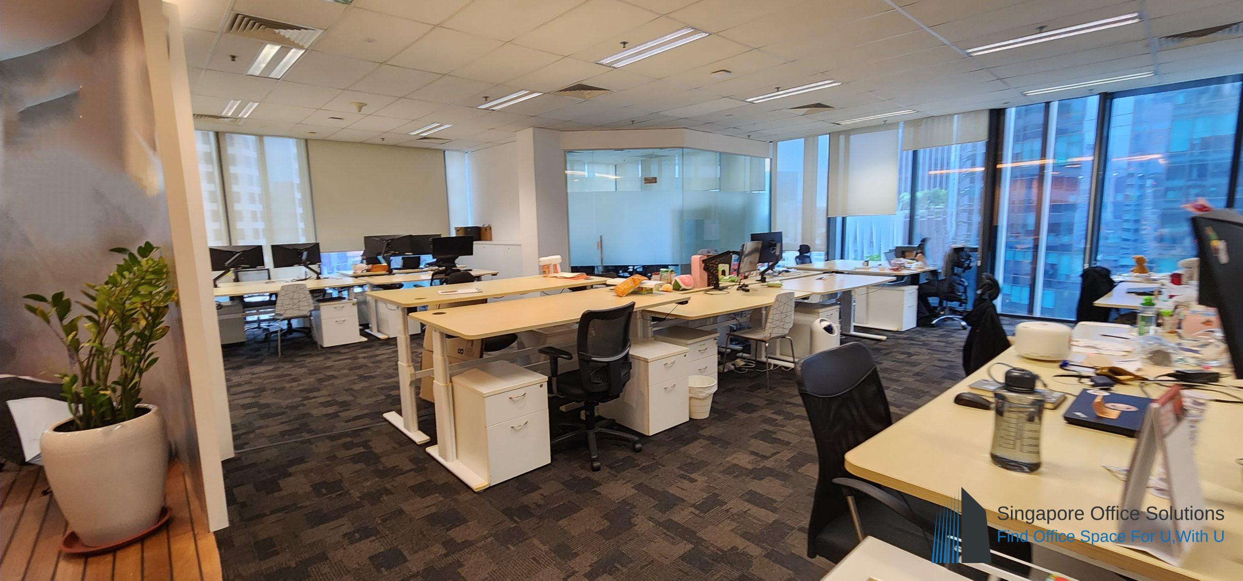 Nicely Fitted Office With Exclusive Single Floor at Raffles Place, Full ...